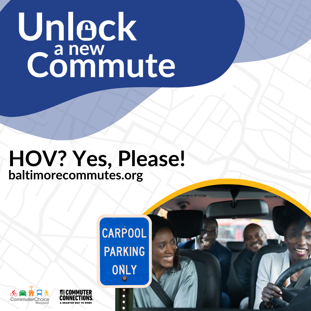 Baltimore Commutes Carpool Incentive Program | Commuter Connections